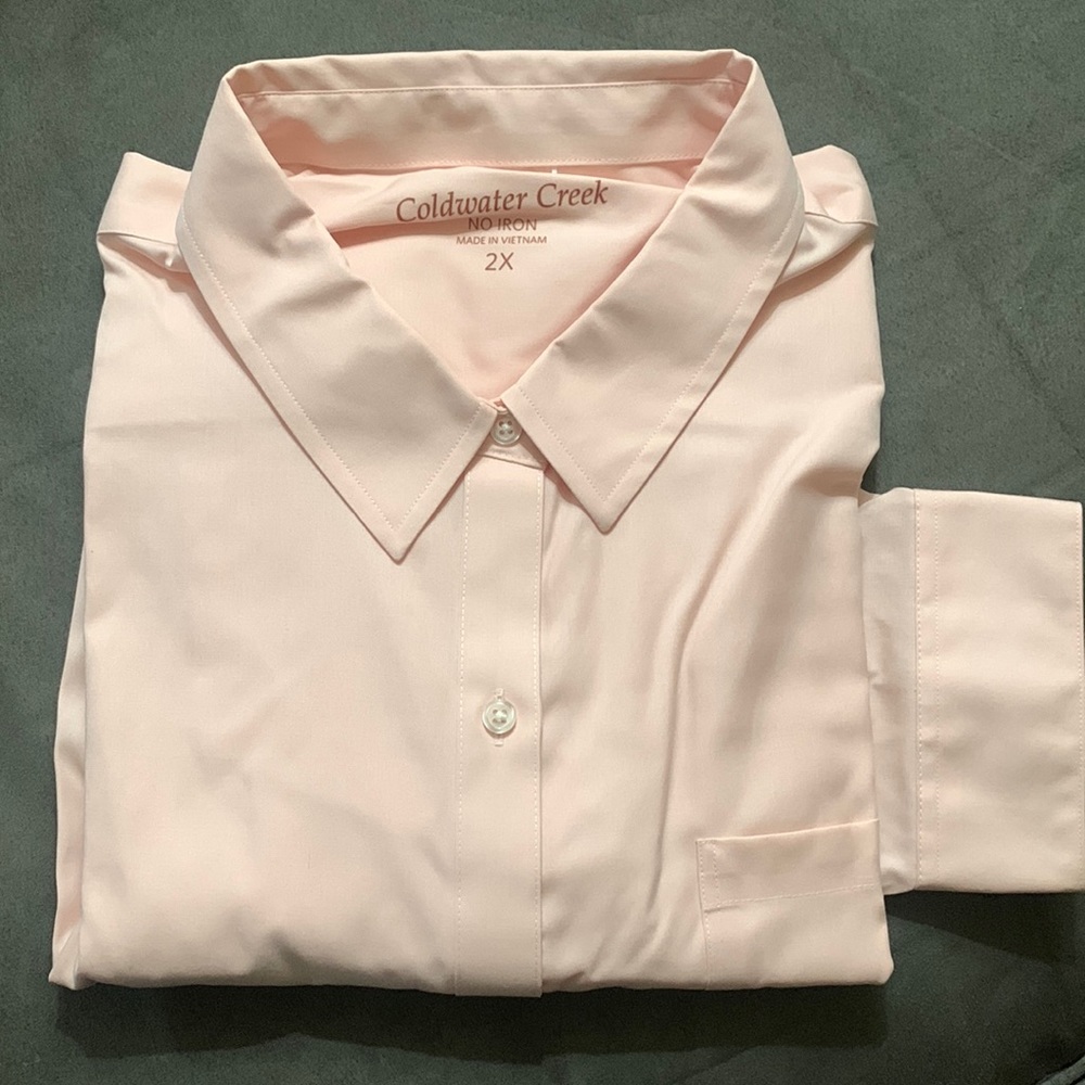 Coldwater creek long sleeve button down top